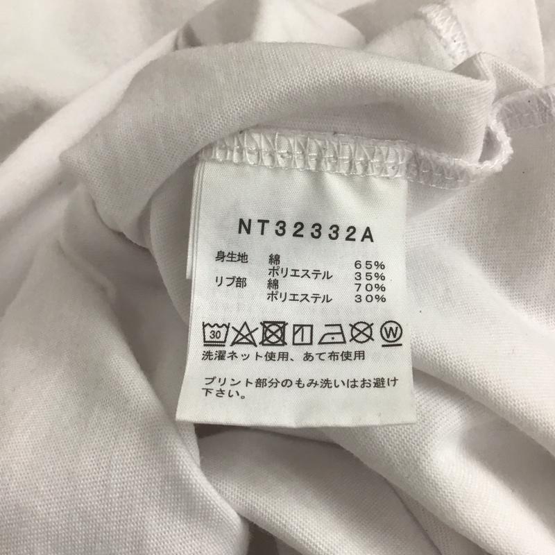ザノースフェイス THE NORTH FACE Tシャツ 半袖 nt32332a CaliforniaPocketTee 半袖Tシャツ プリントTシャツ M ロゴ、文字 白 / ホワイト /  メンズ USED 古着 中古 10148718