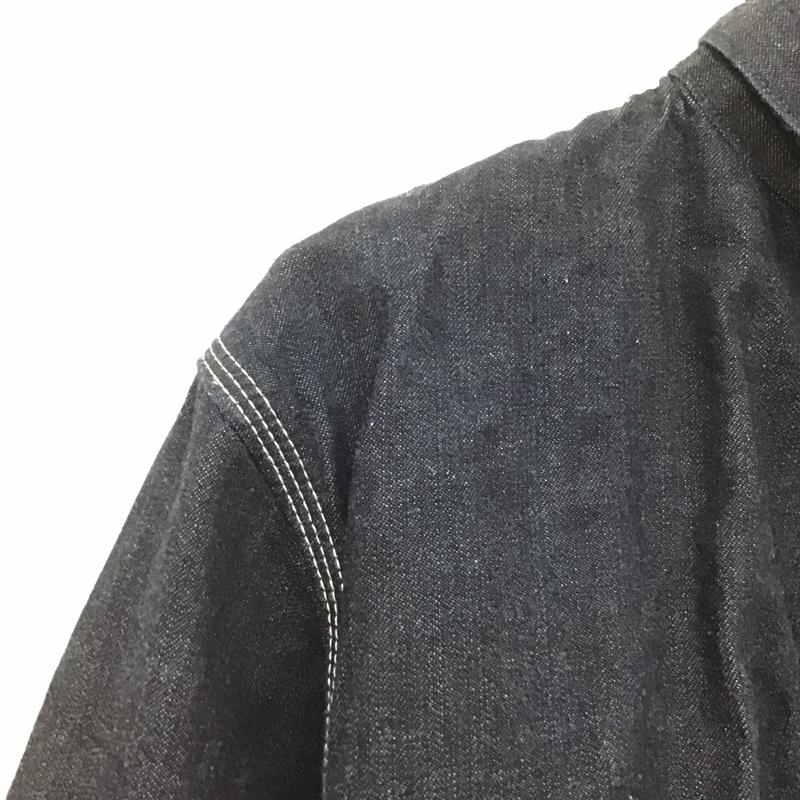 リー Lee ジャケット、上着 ジャケット、ブレザー デニムジャケット Gジャン アウター カジュアルジャケット L ロゴ、文字 インディゴ / インディゴ /  メンズ USED 古着 中古 10134011
