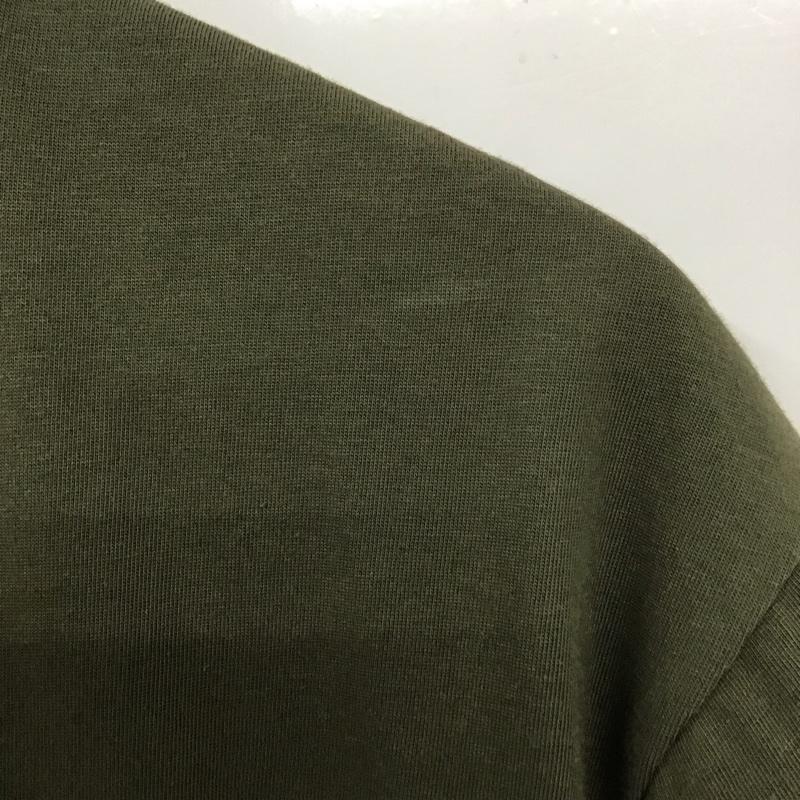 ザノースフェイス THE NORTH FACE Tシャツ 半袖 nt321003a S/SSimpleLogoPocketTee 半袖カットソー クルーネックカットソー XL ロゴ、文字 カーキ / カーキ /  メンズ USED 古着 中古 10136186