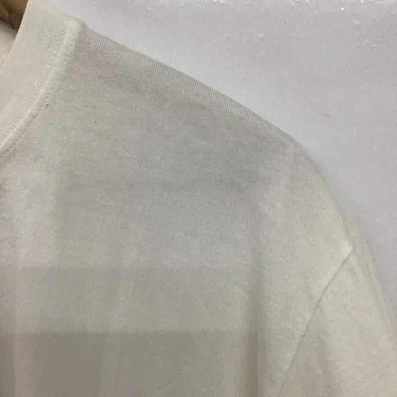 ステューシー STUSSY Tシャツ 半袖 半袖カットソー プリントTシャツ クルーネックカットソー L ロゴ、文字 白 / ホワイト /  メンズ USED 古着 中古 10132364