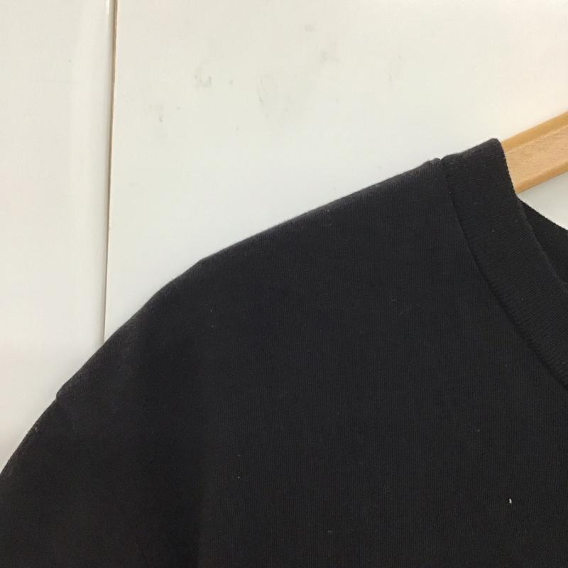 ディーゼル DIESEL Tシャツ 半袖 半袖カットソー プリントTシャツ クルーネックカットソー XL ロゴ、文字 黒 / ブラック /  メンズ USED 古着 中古 10130290