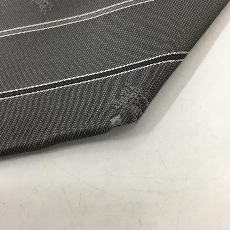 バーバリーロンドン Burberry London ネクタイ ネクタイ シルク 総柄 灰 / グレー /  メンズ USED 古着 中古 10130026