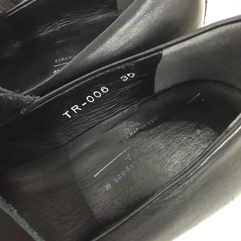 ショセ chausser パンプス パンプス TR-006 ワンストラップ ヒールシューズ 35 無地 黒 / ブラック /  レディース USED 古着 中古 10128816