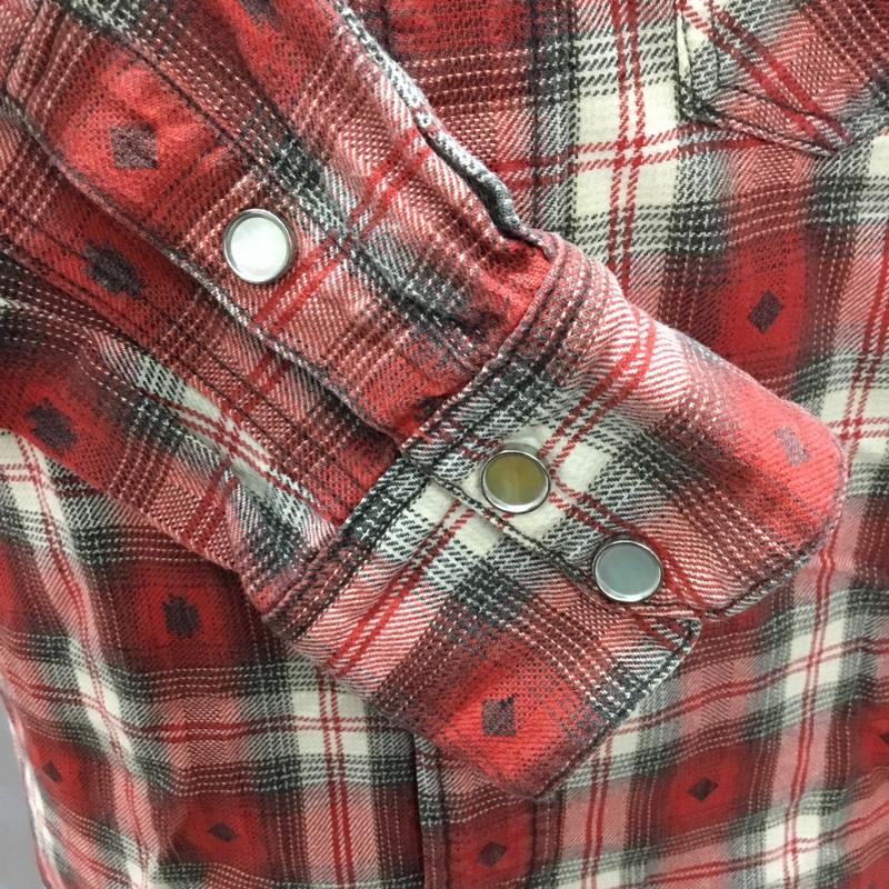 フラットヘッド The Flat Head シャツ、ブラウス 長袖 長袖シャツ カラーシャツ ポケットシャツ 長袖カットソー チェックシャツ 38 チェック マルチカラー / マルチカラー /  メンズ USED 古着 中古 10114053