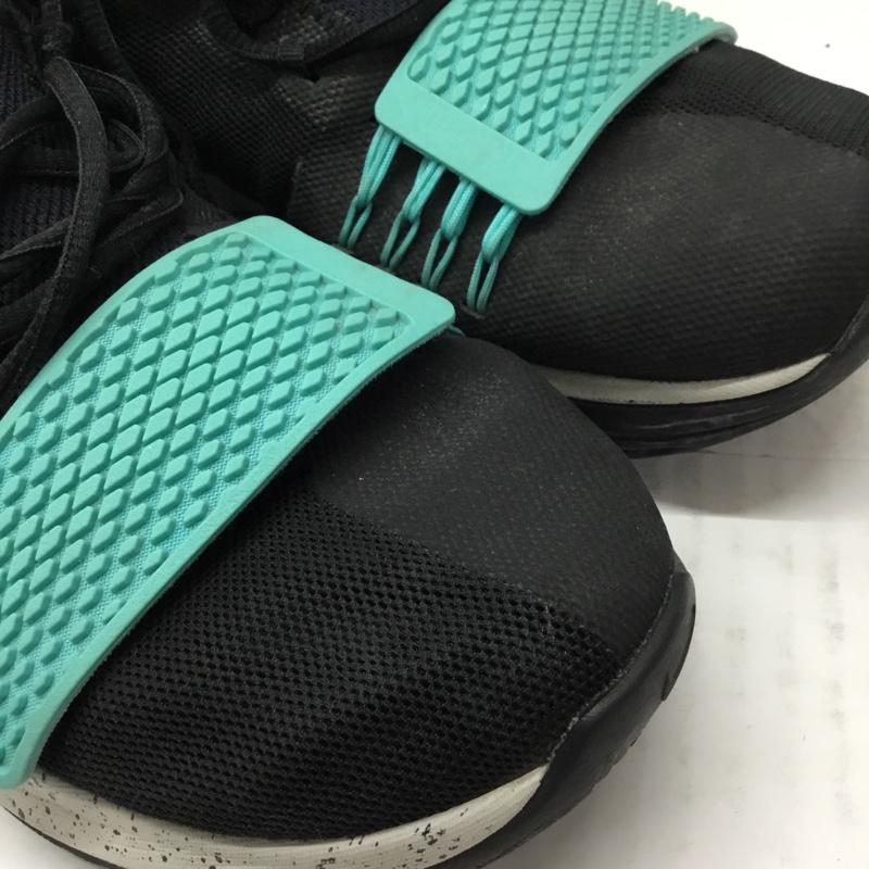 ナイキ NIKE スニーカー スニーカー 878628-002 PG1EP 27.5cm 27.5cm ワンポイント 黒 / ブラック / X 水色 / ライトブルー /  メンズ USED 古着 中古 10107581