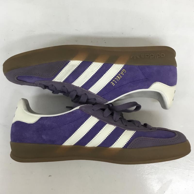アディダス adidas スニーカー スニーカー GAZELL INDOOR IF9645 26.0cm ロゴ、文字 紫 / パープル / X 白 / ホワイト /  メンズ USED 古着 中古 10136073