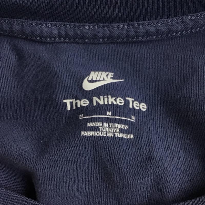ナイキ NIKE Tシャツ 半袖 bv0508-491 NSWEMBRDスウッシュSSTシャツ 半袖カットソー M ロゴ、文字 青 / ブルー /  メンズ USED 古着 中古 10126512