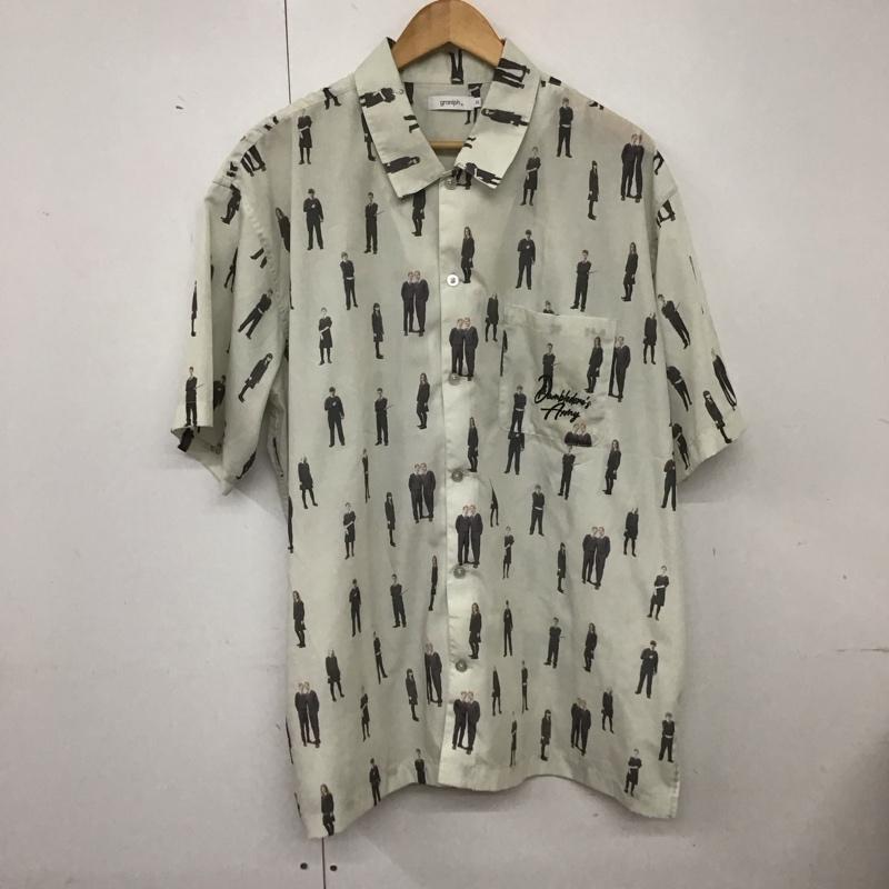 グラニフ graniph シャツ、ブラウス 半袖 半袖シャツ プリントシャツ ポケットシャツ ハリーポッター XL プリント 白 / ホワイト /  メンズ USED 古着 中古 10140121