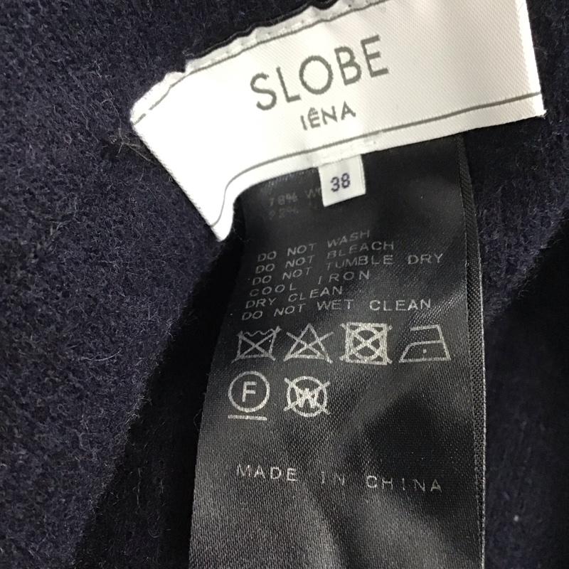 スローブイエナ SLOBE IENA ボトムス ボトムス 20-030-912-1150-3-0 Eyreスムースニットパンツ 38 無地 紺 / ネイビー /  レディース USED 古着 中古 10121598