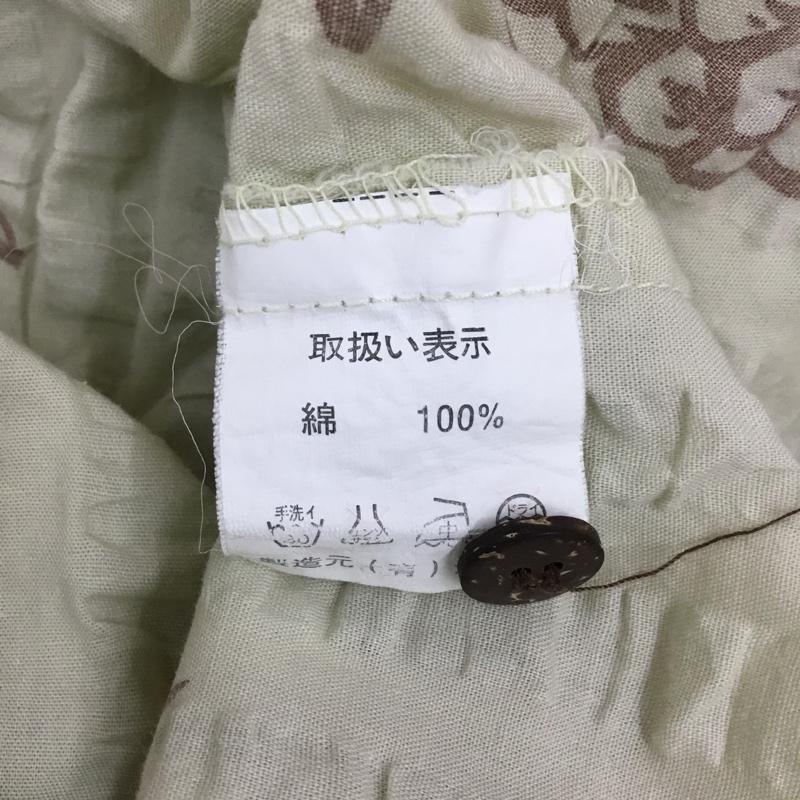 古着 USED シャツ、ブラウス 半袖 半袖 M プリント ベージュ / ベージュ /  メンズ USED 古着 中古 10108281