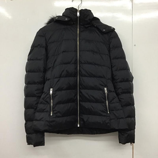 ザラ ZARA ジャケット、上着 ジャケット、ブレザー 8073 723 401 ダウンジャケット フェザー 中綿 M 無地 黒 / ブラック /  レディース USED 古着 中古 10146592
