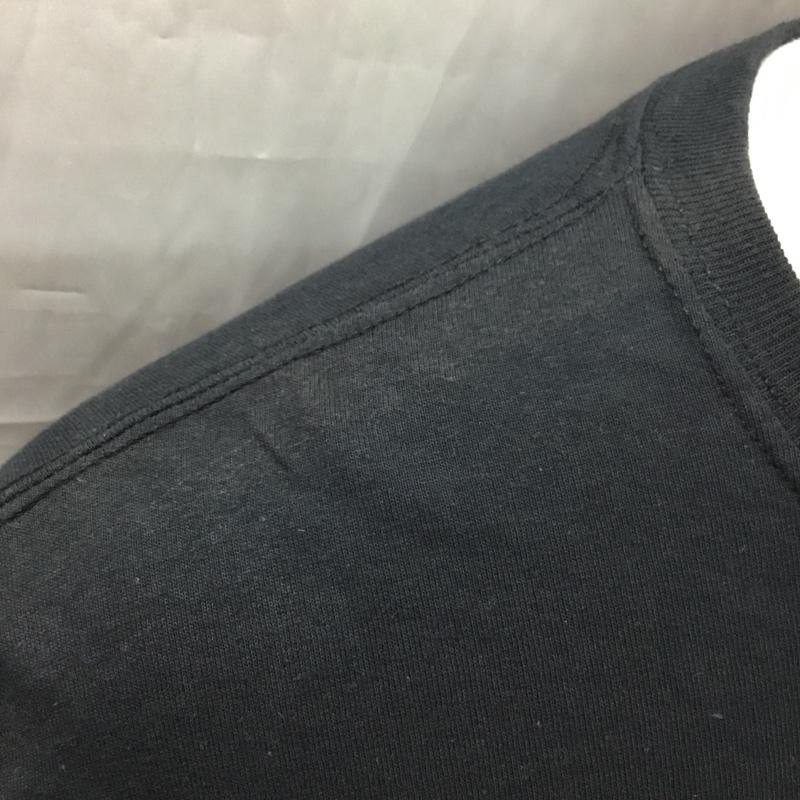 トゥデイエディション TODAY edition Tシャツ 半袖 半袖カットソー プリントTシャツ クルーネックカットソー M ロゴ、文字 黒 / ブラック /  メンズ USED 古着 中古 10112327