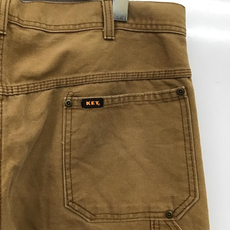 キイ KEY パンツ ワークパンツ、ペインターパンツ ワークパンツ ワイドパンツ カジュアルパンツ 古着 38 無地 茶 / ブラウン /  メンズ USED 古着 中古 10105791