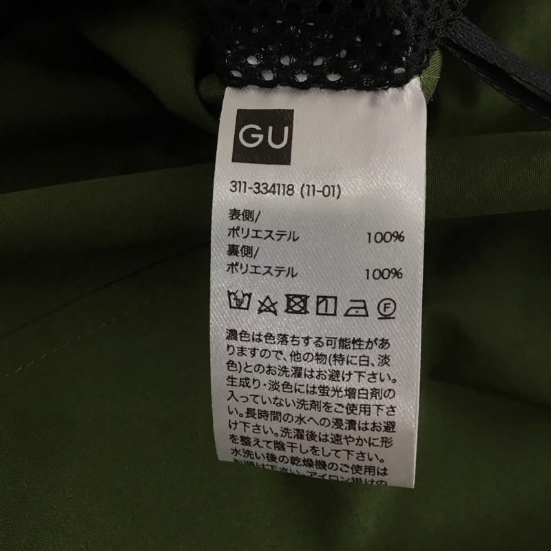 ジーユー GU ジャケット、上着 ジャンパー、ブルゾン 311-334118 ジャケット 前ボタン カラージャケット アウター L プリント カーキ / カーキ /  メンズ USED 古着 中古 10132925