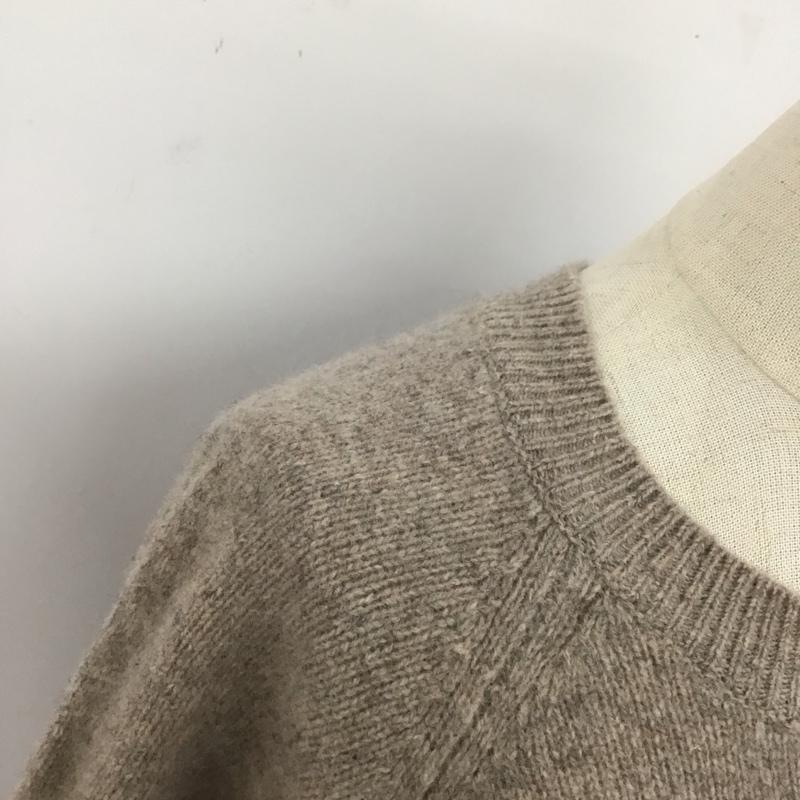 ミラオーウェン Mila Owen ニット、セーター 長袖 09WNT195033 ドルマンスリーブ 1 無地 茶 / ブラウン /  レディース USED 古着 中古 10107511