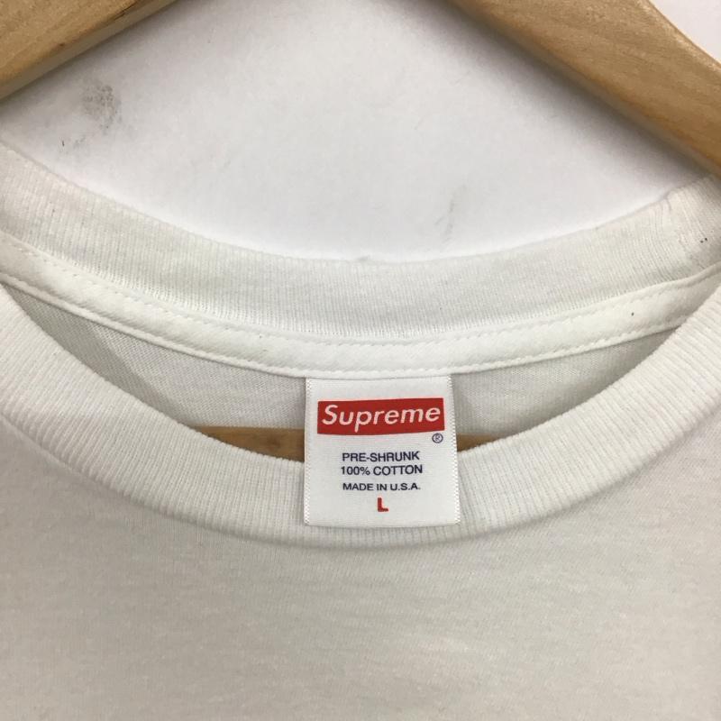 シュプリーム Supreme Tシャツ 半袖 19AW EatMeTee プリントTシャツ L プリント 白 / ホワイト /  メンズ USED 古着 中古 10129620