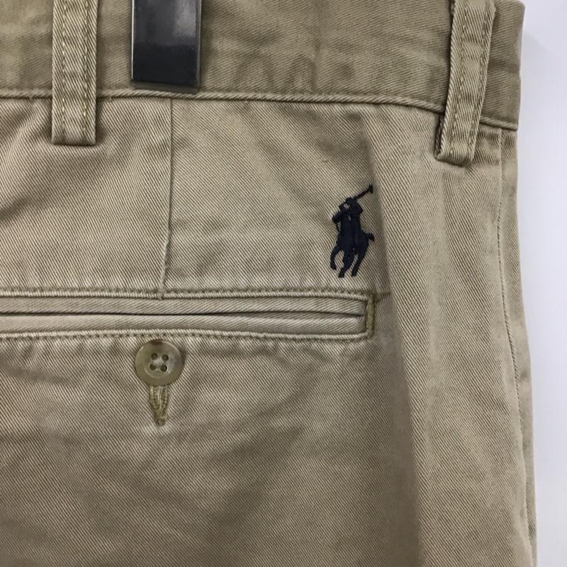 ポロバイラルフローレン Polo by RALPH LAUREN パンツ チノパン チノパン カジュアルパンツ ワイドパンツ ストレートパンツ 38 無地 ベージュ / ベージュ /  メンズ USED 古着 中古 10120360
