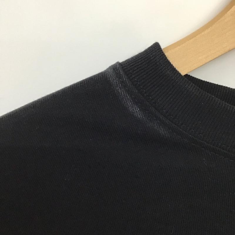 ニューエラ NEW ERA Tシャツ 半袖 半袖カットソー プリントTシャツ クルーネックカットソー XXL ロゴ、文字 黒 / ブラック /  メンズ USED 古着 中古 10130274