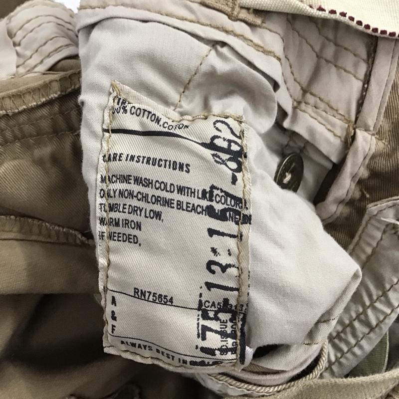 アバクロンビーアンドフィッチ ABERCROMBIE&FITCH パンツ ワークパンツ、ペインターパンツ ワイドパンツ カジュアルパンツ ワークパンツ ミリタリーパンツ L 無地 茶 / ブラウン /  メンズ USED 古着 中古 10139880