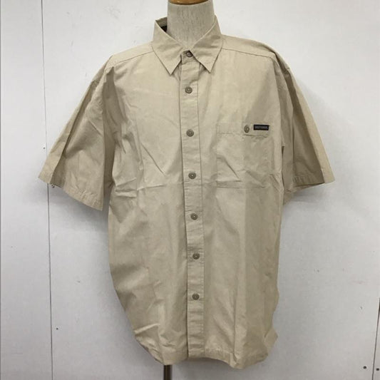 ハーレーダビッドソン Harley-Davidson シャツ、ブラウス 半袖 96135-09VM バックロゴ L 刺繍 ベージュ / ベージュ /  メンズ USED 古着 中古 10111870