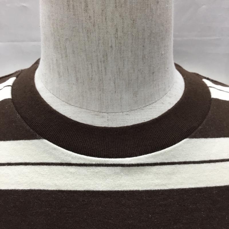 アーバンリサーチドアーズ URBAN RESEARCH DOORS カットソー 長袖 dr96-11h014 OE天竺プレーティングロンTシャツ 長袖カットソー 40 ボーダー柄 ベージュ / ベージュ /  メンズ USED 古着 中古 10116723