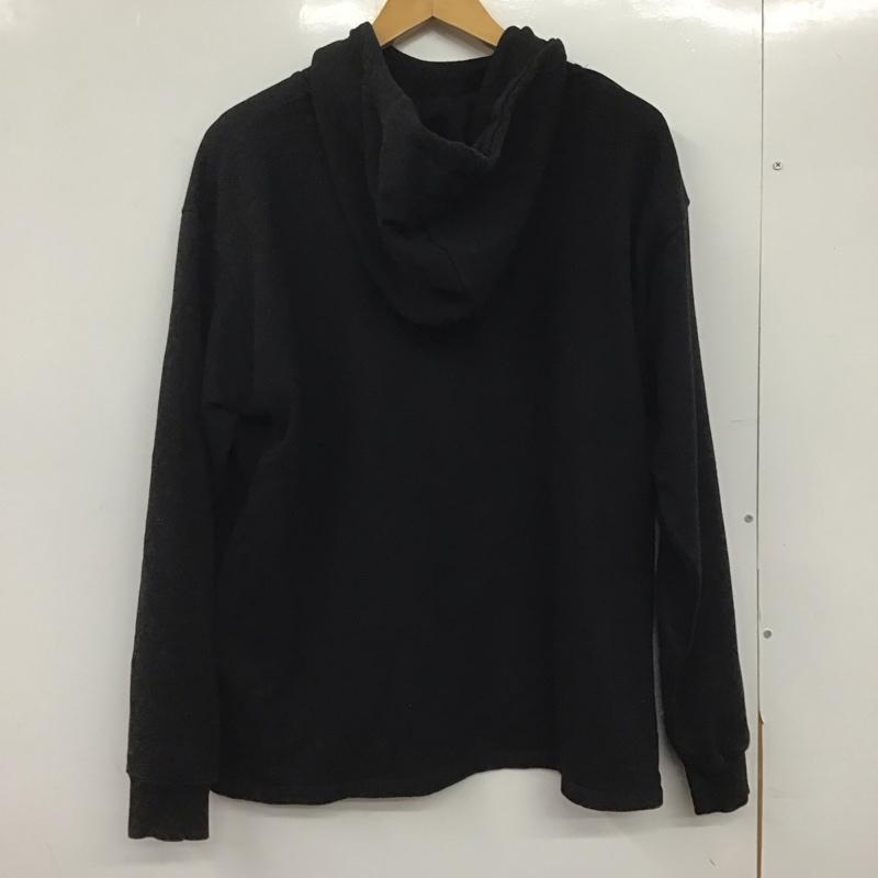 グラニフ graniph パーカー 長袖 長袖パーカー プルオーバーパーカー スウェット L プリント 黒 / ブラック /  メンズ USED 古着 中古 10145977