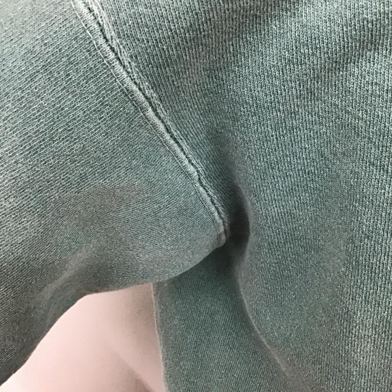 古着 USED トレーナー 長袖 長袖トレーナー スウェット クルーネック プルオーバー M ロゴ、文字 緑 / グリーン /  メンズ USED 古着 中古 10125042