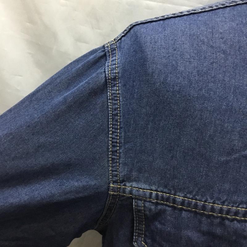 リーバイストラウスアンドコー Levi Strauss & co. シャツ、ブラウス 長袖 長袖シャツ カラーシャツ デニムシャツ 94年 日本製 シャンブレ 40 無地 インディゴ / インディゴ /  メンズ USED 古着 中古 10122312