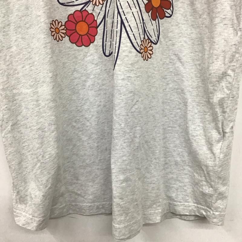 マルディメクルディ MARDI MERCREDI Tシャツ 半袖 クルーネック プリント ロゴ、文字 灰 / グレー /  レディース USED 古着 中古 10138949