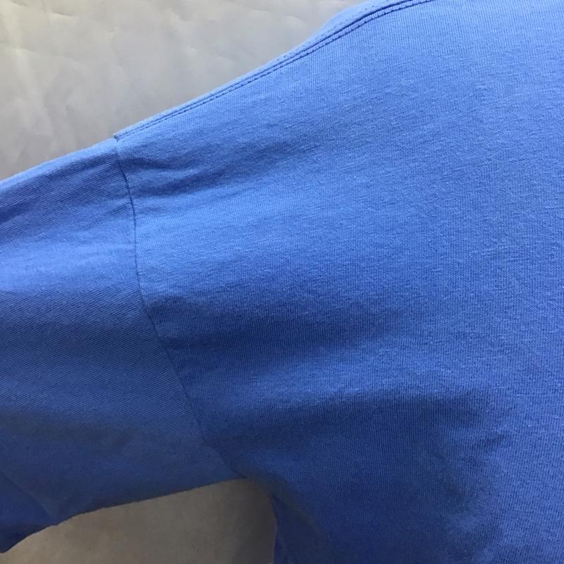 ギャップ GAP Tシャツ 半袖 JAC BAS ARCH T クルーネック S ロゴ、文字 青 / ブルー /  メンズ USED 古着 中古 10115555