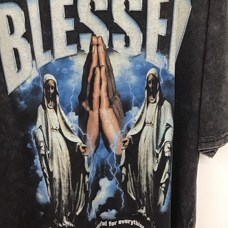 ガリスアディクション GALLIS ADDICTION Tシャツ 半袖 半袖カットソー プリントTシャツ クルーネックカットソー FREE プリント 黒 / ブラック /  メンズ USED 古着 中古 10139755