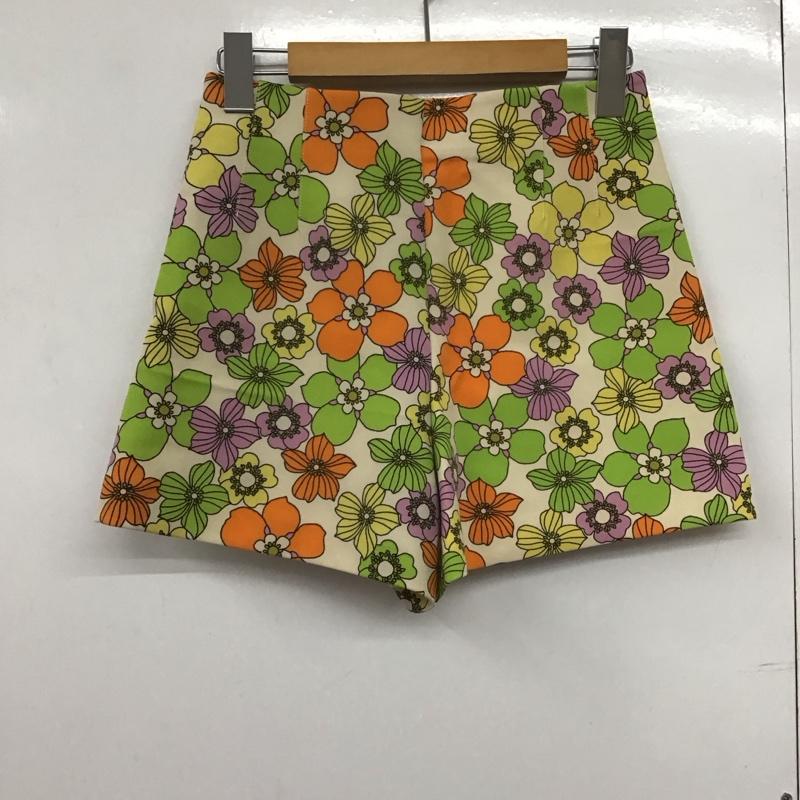 ザラ ZARA パンツ ショートパンツ XS 総柄 マルチカラー / マルチカラー /  レディース USED 古着 中古 10144228