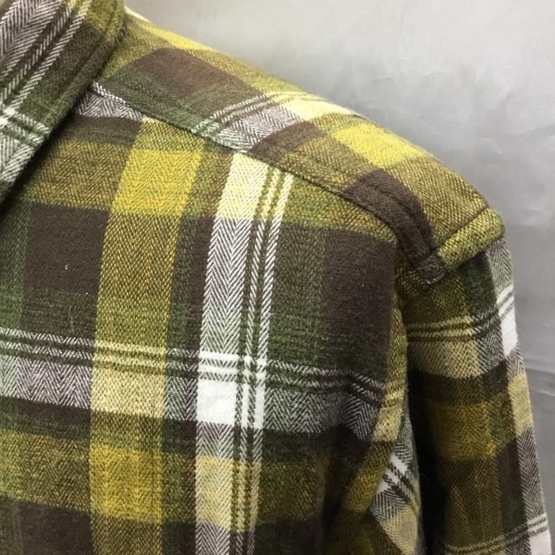 エディーバウアー Eddie Bauer シャツ、ブラウス 長袖 長袖シャツ カラーシャツ ポケットシャツ 長袖カットソー チェックシャツ S チェック マルチカラー / マルチカラー /  メンズ USED 古着 中古 10114807