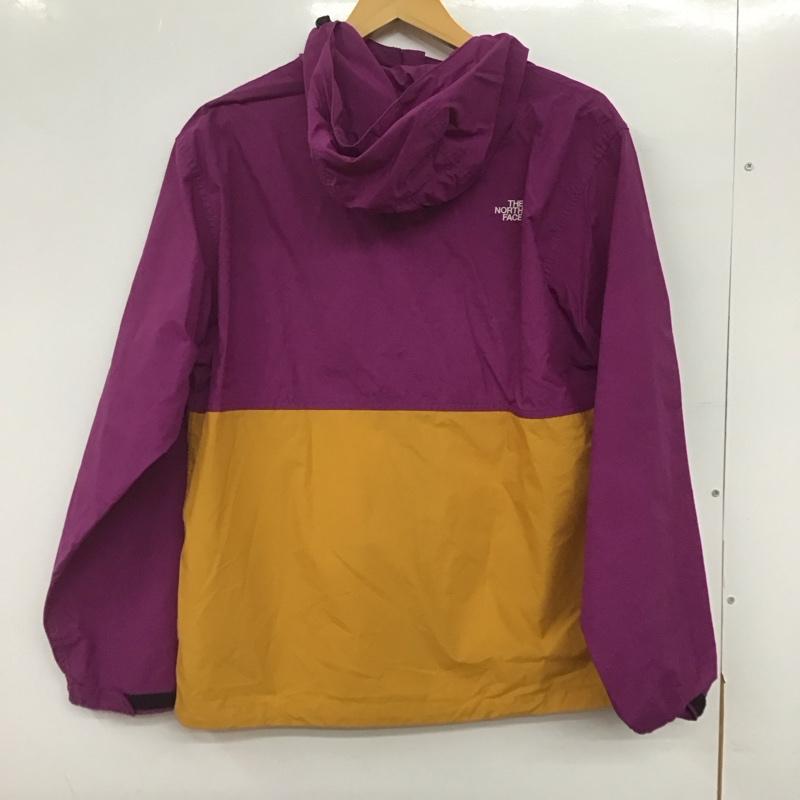 ザノースフェイス THE NORTH FACE ジャケット、上着 ジャンパー、ブルゾン np71830 COMPACTJACKET ジップアップジャケット アウター M ロゴ、文字 紫 / パープル / X 黄 / イエロー /  メンズ USED 古着 中古 10145012