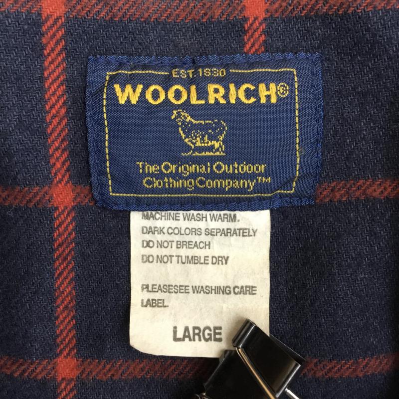 ウールリッチ WOOLRICH ジャケット、上着 ジャケット、ブレザー L チェック 赤 / レッド / X 紺 / ネイビー /  メンズ USED 古着 中古 10137898