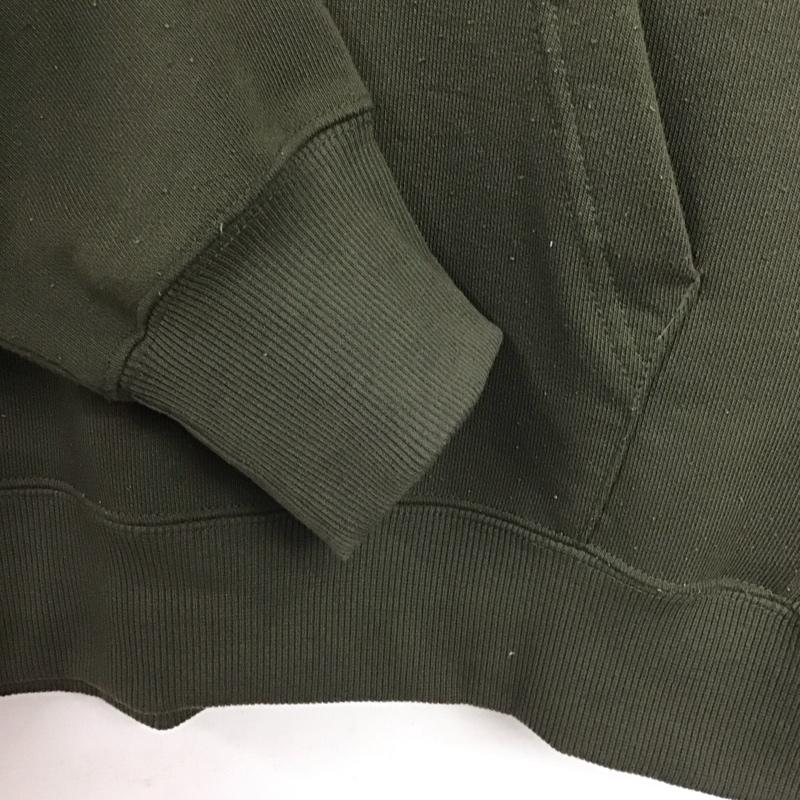 ザノースフェイス THE NORTH FACE パーカー 長袖 nt12230 SQUARELOGOHOODIE スクエアロゴフーディー L ロゴ、文字 カーキ / カーキ /  メンズ USED 古着 中古 10145244