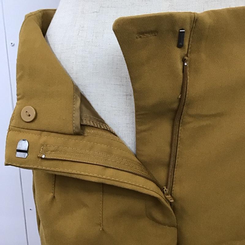 ザラ ZARA ボトムス ボトムス 7901 432 305 ハイウエスト テーパードパンツ S 無地 マスタード / マスタード /  レディース USED 古着 中古 10113498