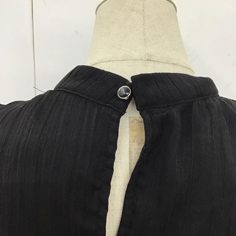 オリーブデオリーブ OLIVE des OLIVE ワンピース ロングスカート 243507 ノースリーブ プリーツ M 無地 黒 / ブラック /  レディース USED 古着 中古 10115311