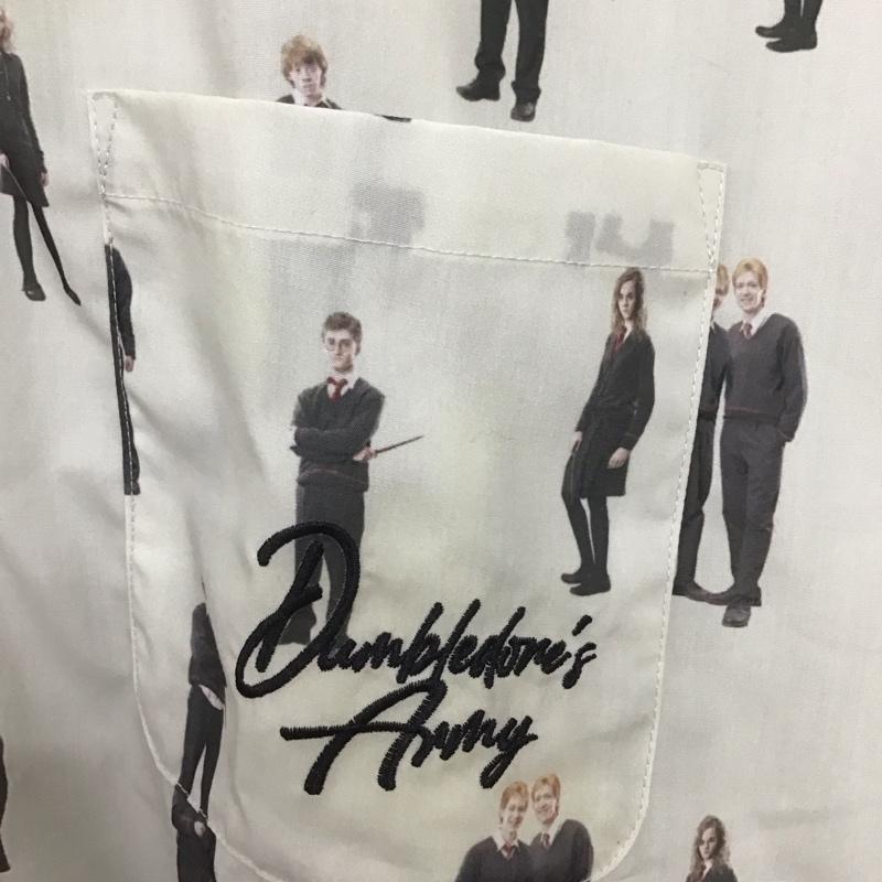 グラニフ graniph シャツ、ブラウス 半袖 半袖シャツ プリントシャツ ポケットシャツ ハリーポッター XL プリント 白 / ホワイト /  メンズ USED 古着 中古 10140121