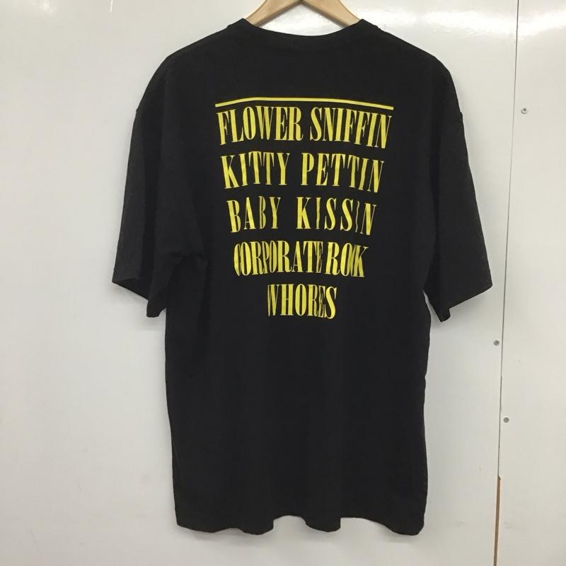 ネイバーフッド NEIGHBORHOOD Tシャツ 半袖 半袖カットソー プリントTシャツ クルーネックカットソー L プリント 黒 / ブラック /  メンズ USED 古着 中古 10132306