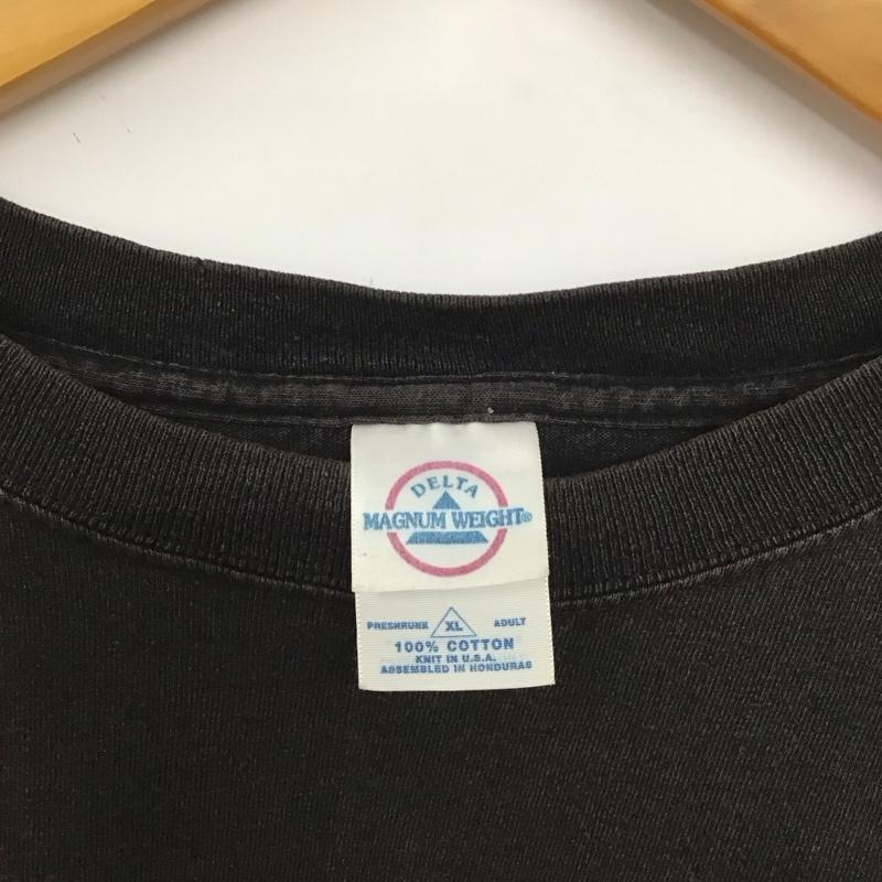 古着 USED Tシャツ 半袖 plymouth 90s usa製 プリントTシャツ 古着 XL ロゴ、文字 ダークグレー / ダークグレー /  メンズ USED 古着 中古 10149112