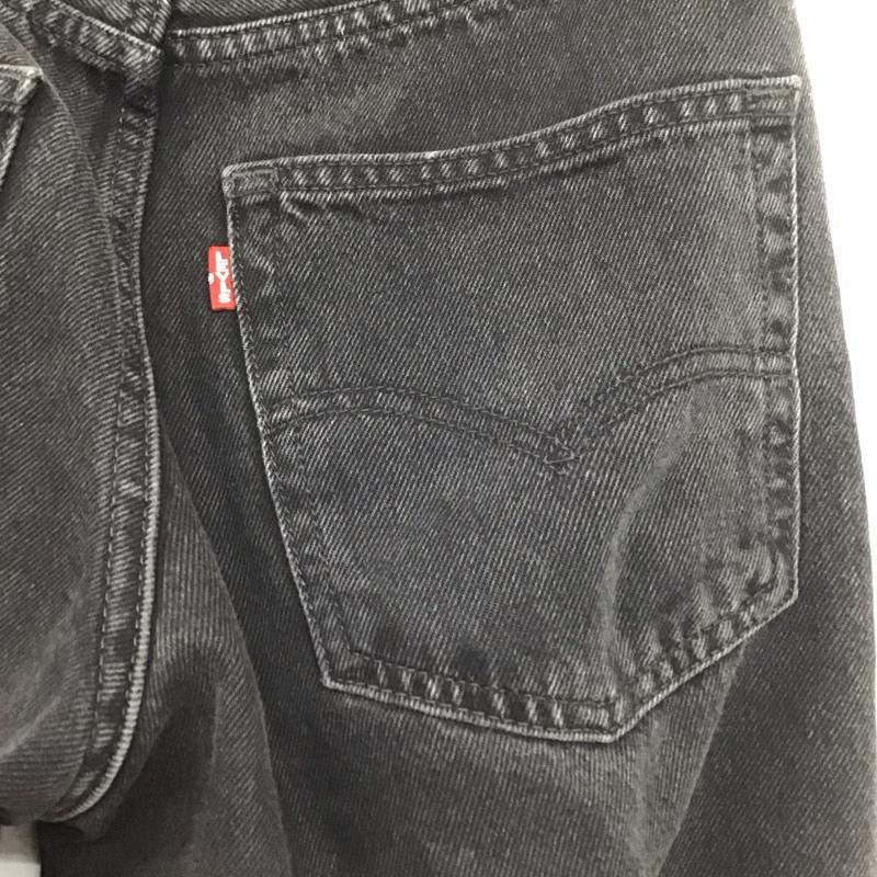 リーバイス Levi s パンツ デニム、ジーンズ W24L30 無地 黒 / ブラック /  レディース USED 古着 中古 10146955
