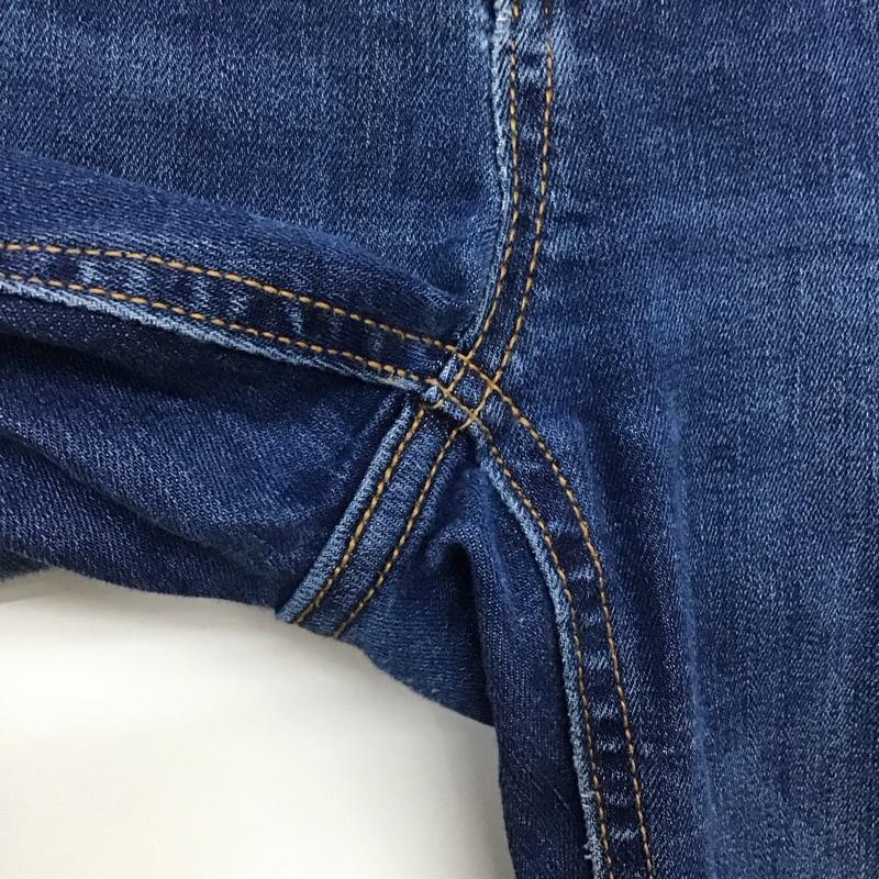 ザラ ZARA パンツ デニム、ジーンズ スキニー ストレッチ 34 無地 青 / ブルー /  レディース USED 古着 中古 10133698