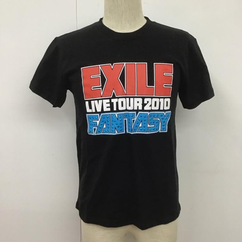 古着 USED Tシャツ 半袖 半袖カットソー クルーネックカットソー EXILEツアーTシャツ プリントTシャツ S ロゴ、文字 黒 / ブラック /  メンズ USED 古着 中古 10107130