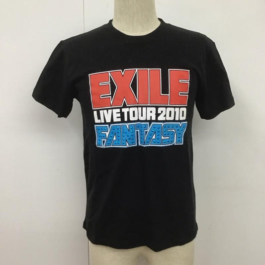 古着 USED Tシャツ 半袖 半袖カットソー クルーネックカットソー EXILEツアーTシャツ プリントTシャツ S ロゴ、文字 黒 / ブラック /  メンズ USED 古着 中古 10107130