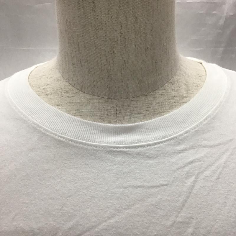 フルーツオブザルーム FRUIT OF THE LOOM Tシャツ 半袖 1003582 BLUE BLUE クルーネックT S ロゴ、文字 白 / ホワイト /  メンズ USED 古着 中古 10117058