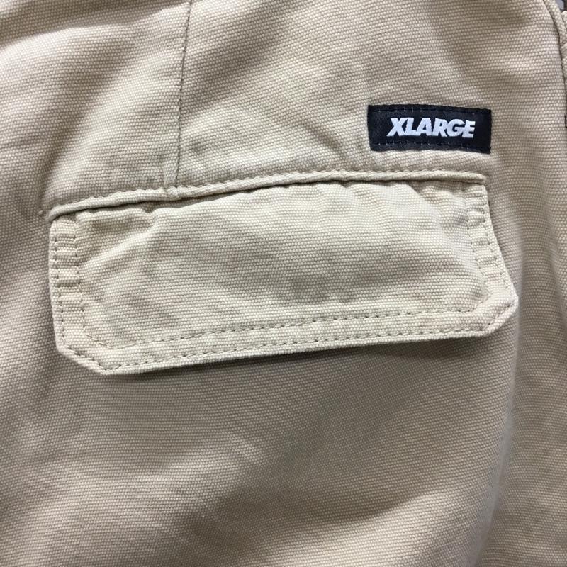 エクストララージ XLARGE パンツ ワークパンツ、ペインターパンツ カーゴパンツ カジュアルパンツ ワイドパンツ ワークパンツ ミリタリーパンツ 30インチ 無地 ベージュ / ベージュ /  メンズ USED 古着 中古 10111921