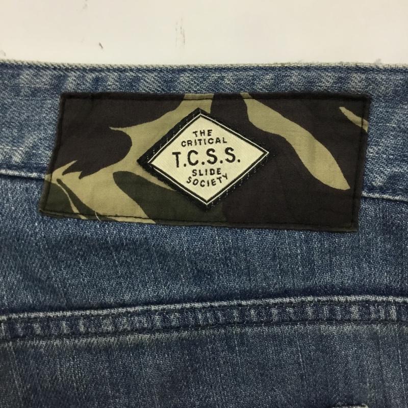 ティーシーエスエス TCSS パンツ デニム、ジーンズ デニムパンツ スリムパンツ ストレッチパンツ ジーンズ 30インチ 無地 インディゴ / インディゴ /  メンズ USED 古着 中古 10117584
