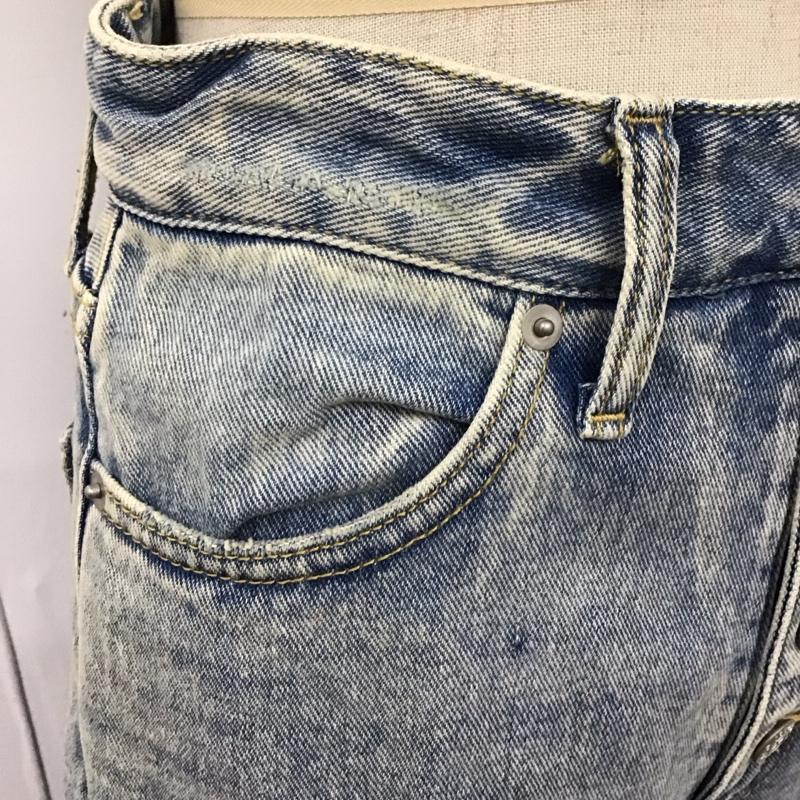 ジュエティ jouetie パンツ デニム、ジーンズ 082212400101-02 デニムパンツ ストレートパンツ ワイドパンツ カジュアルパンツ M 無地 インディゴ / インディゴ /  レディース USED 古着 中古 10114514