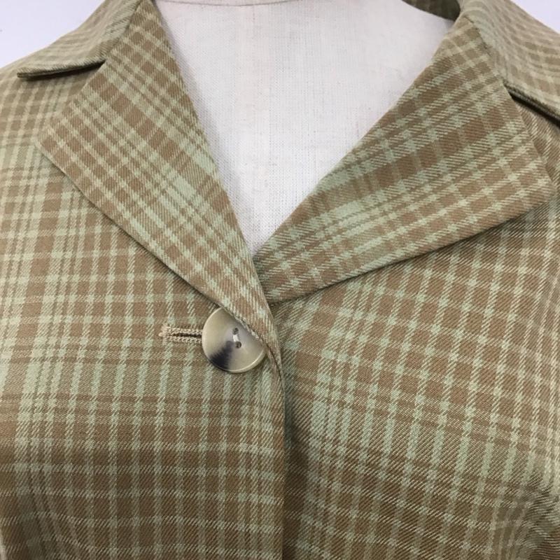 スライ SLY ワンピース ミニスカート 030DAM33-2550 CHECK WRAP SH OP シャツワンピース 1 チェック ベージュ / ベージュ / X カーキ / カーキ /  レディース USED 古着 中古 10108230
